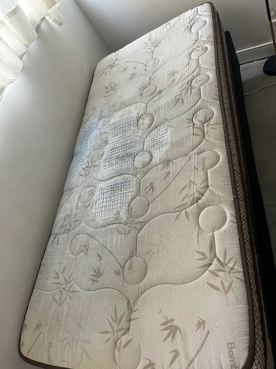 Cama box solteiro com colchão espuma  - Foto 2