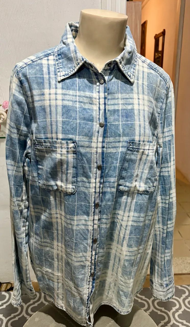 Blusa de xadrez  - Foto 3