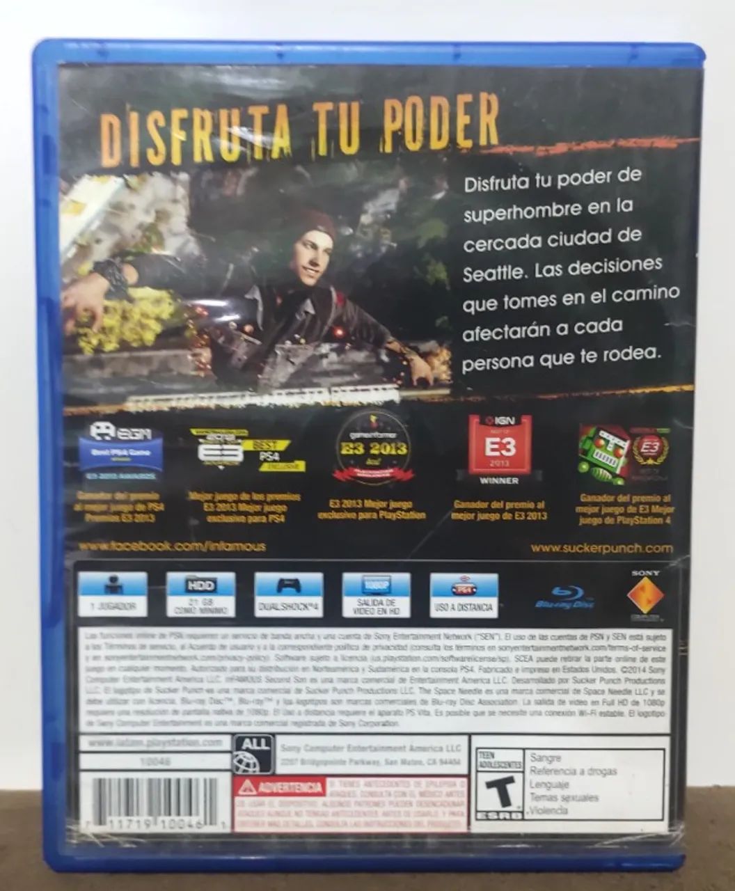 Jogo Original Usado inFamous Second Son PS4 PlayStation 4 - Foto 2