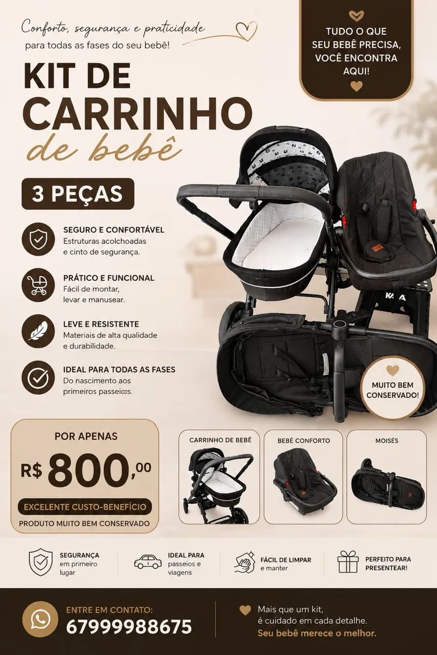 Carinho de bebê 