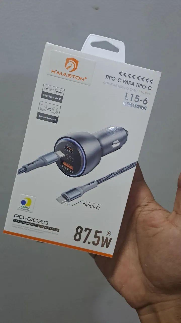Fonte veicular turbo 87.5w tipo C H maston