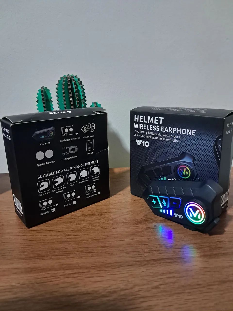 Intercomunicador Bluetooth para Capacete V10 | Atenda Chamadas e Ouça Música - Foto 2