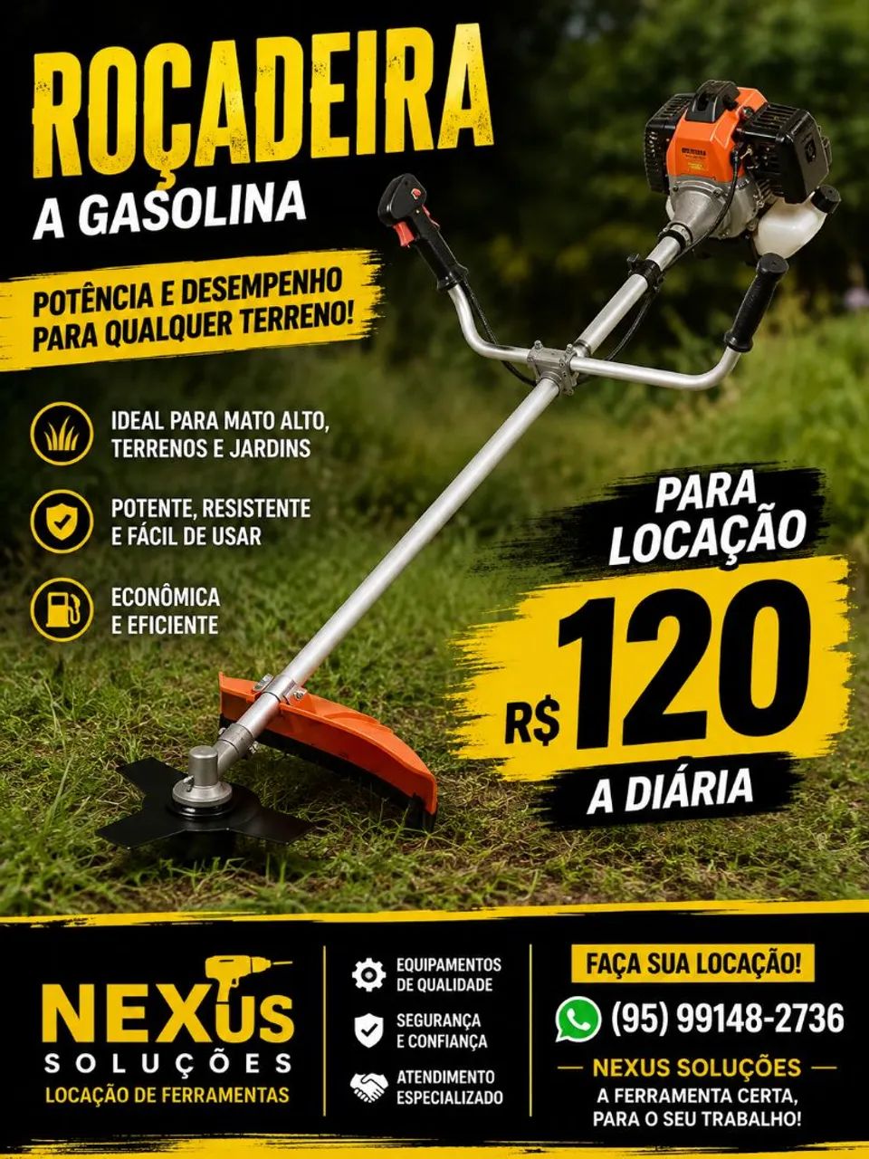 Aluguel de Roçadeira 