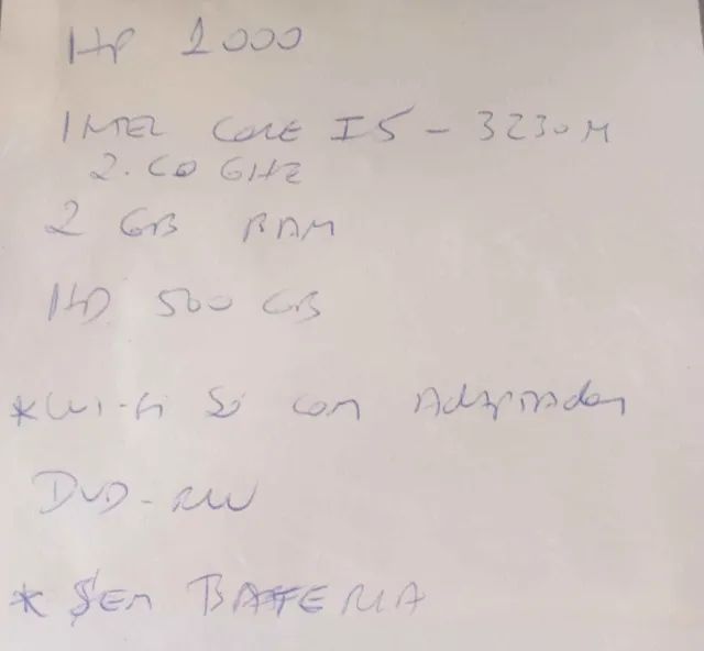 NOTEBOOK HP 1000 LER A DESCRIÇÃO DO ANÚNCIO - Foto 3