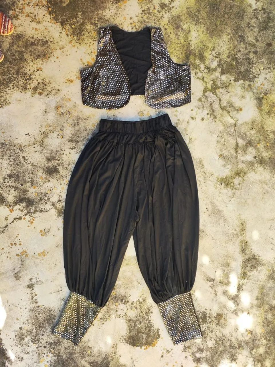 Conjunto figurino de dança 