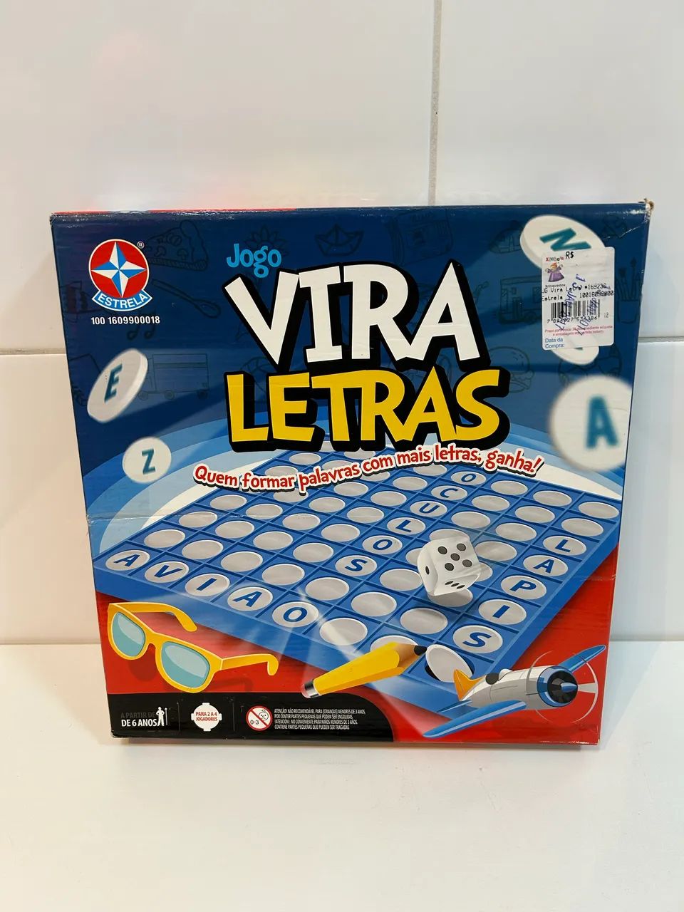 Jogo de tabuleiro - Vira Letras - Estrela