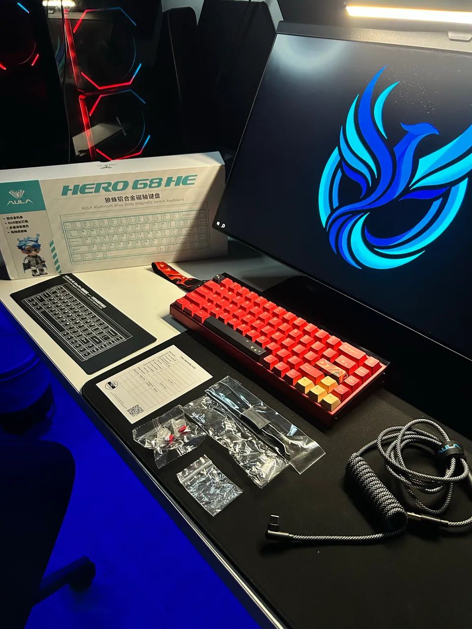TECLADO MAGNÉTICO AULA HERO 68 ULTRA  - Foto 5