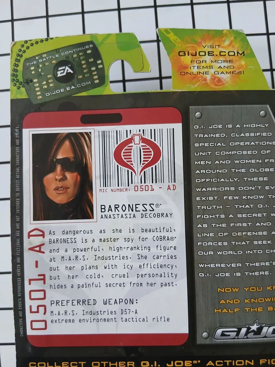 Figura de Ação Baroness G.I. Joe  - Foto 4