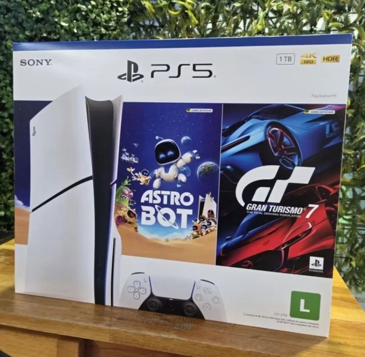 Ps5 1tb 2 jogos e 2 controles
