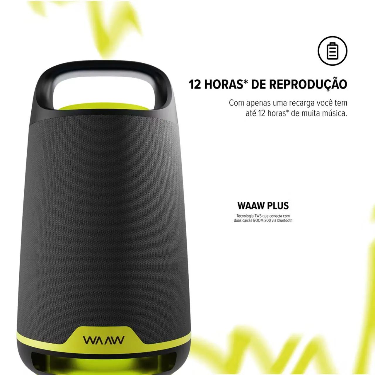 WAAV BOOM 200 - Usada - Funcionamento Perfeito  - Foto 3