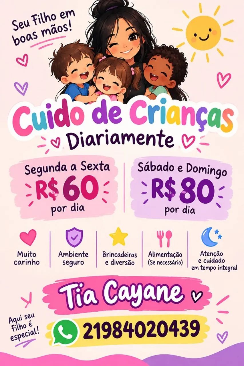 cuidadora de criança 