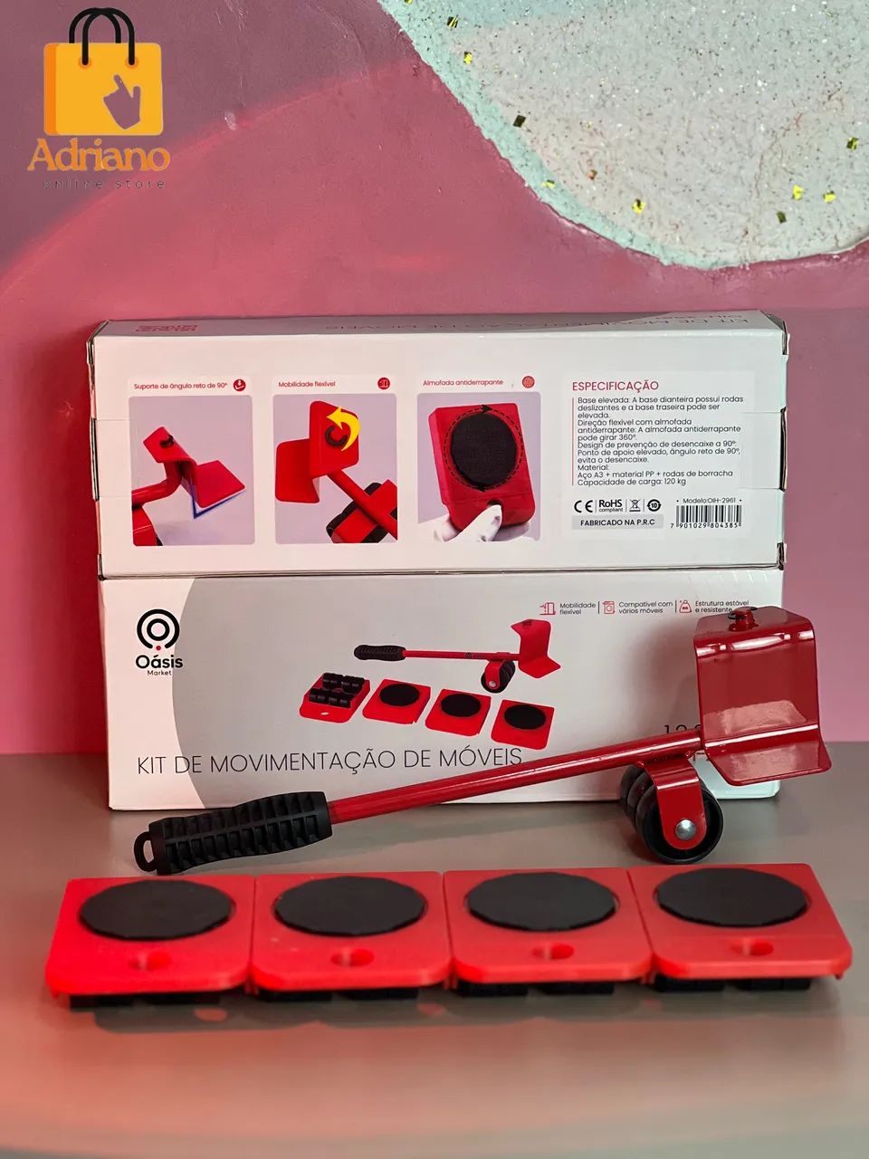 KIT DE MOVIMENTAÇÃO DE MÓVEIS - Foto 3