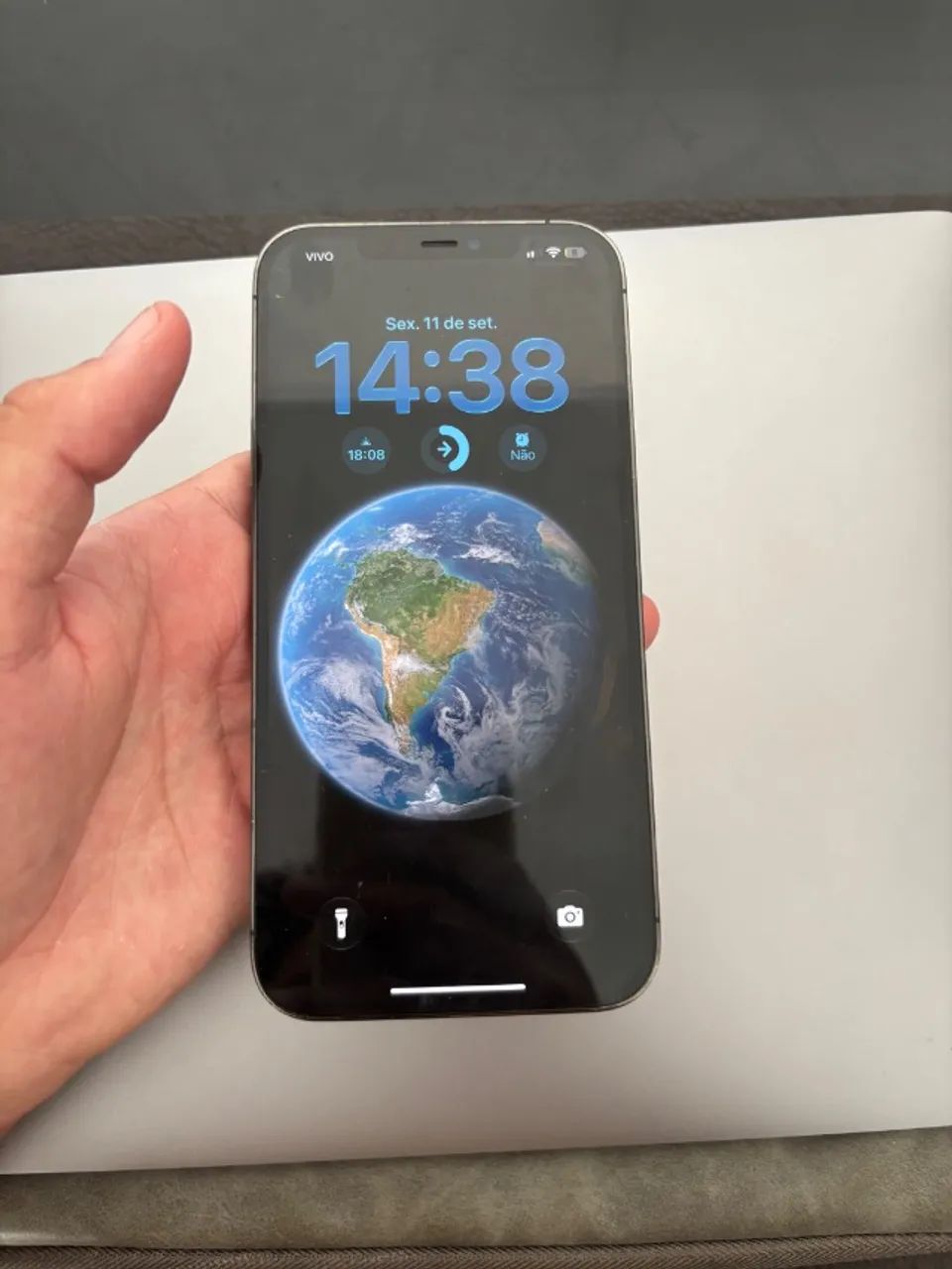 iPhone 12 Pro Max 128GB Preto Grafite - Foto 3