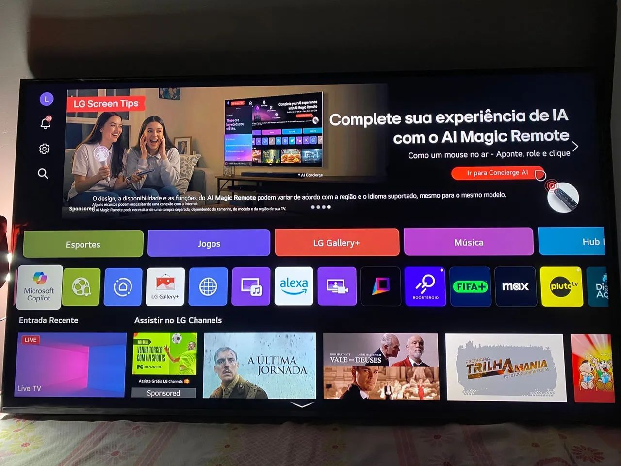 tv smart 50 polegadas LG 4k