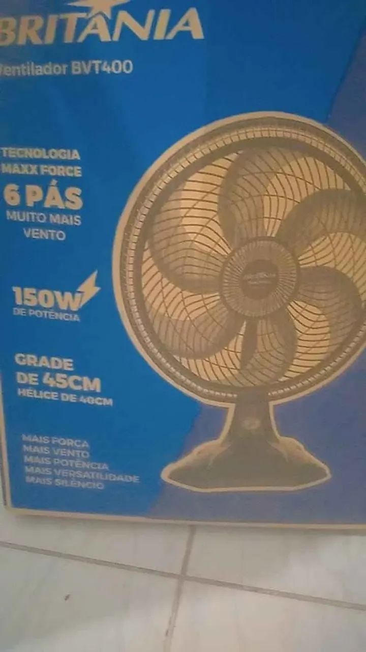 Ventilador Turbo 45cm Britânia