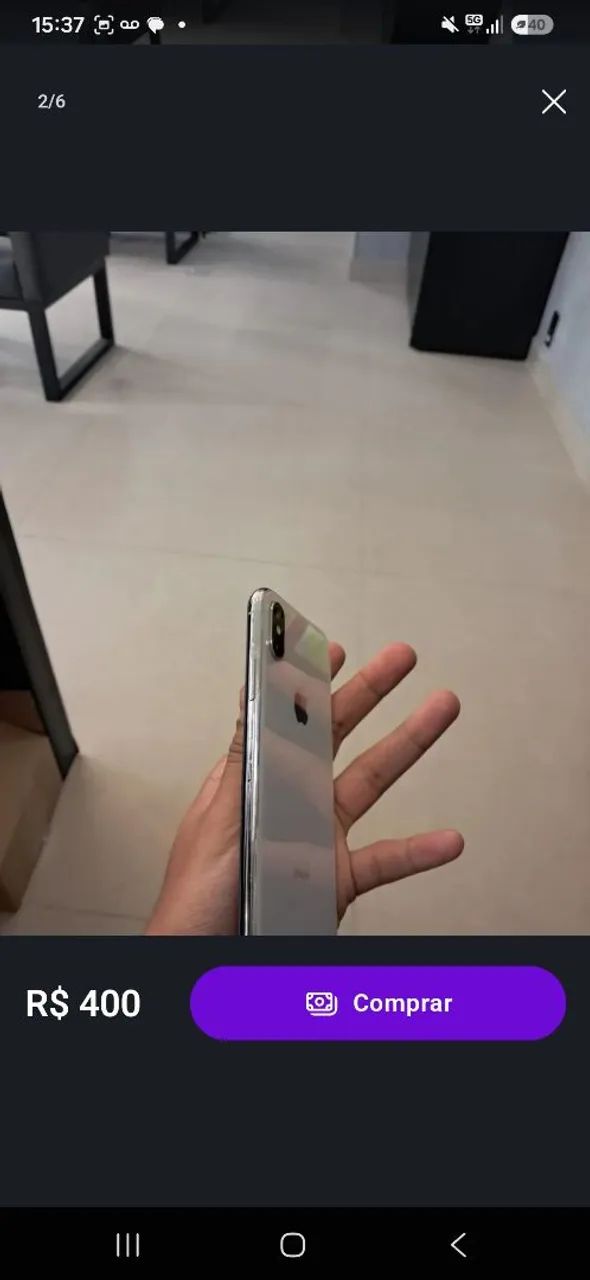 Iphone X 64GB Impecável (entrego) - Foto 4