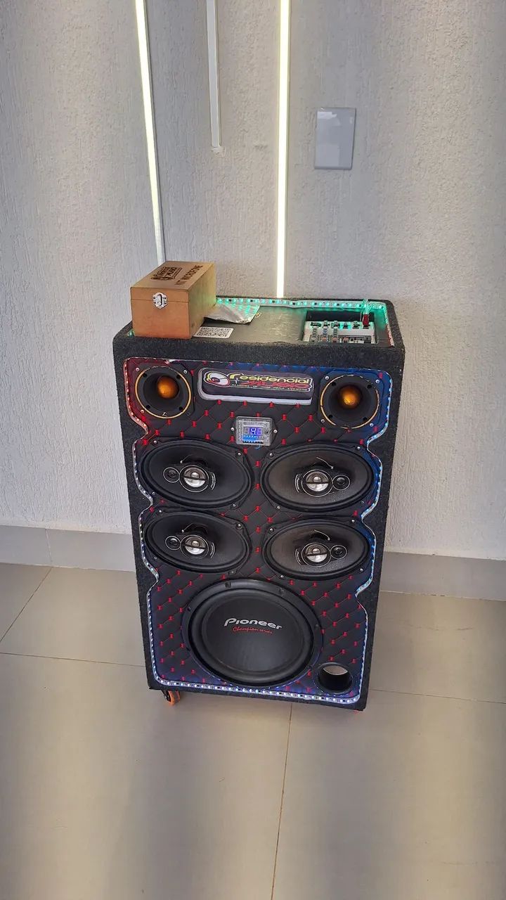 ALUGUEL de caixa de som residencial e kit iluminação para eventos - Foto 5