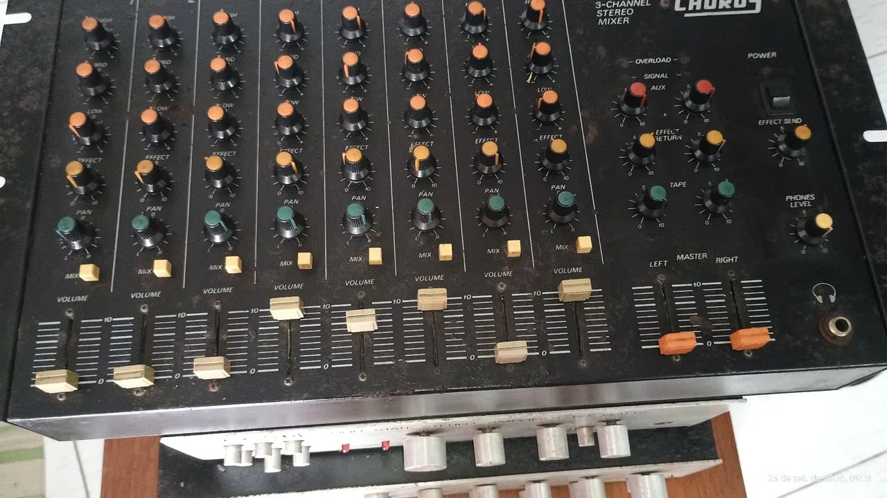 MESA DE SOM . 8 CANAIS. MX800 STEREO  - Foto 2