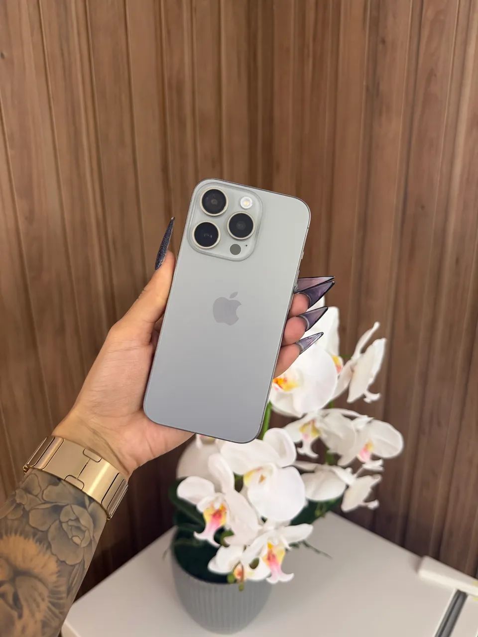 iPhone 15 Pro 128gb Titânio Natural - Foto 2