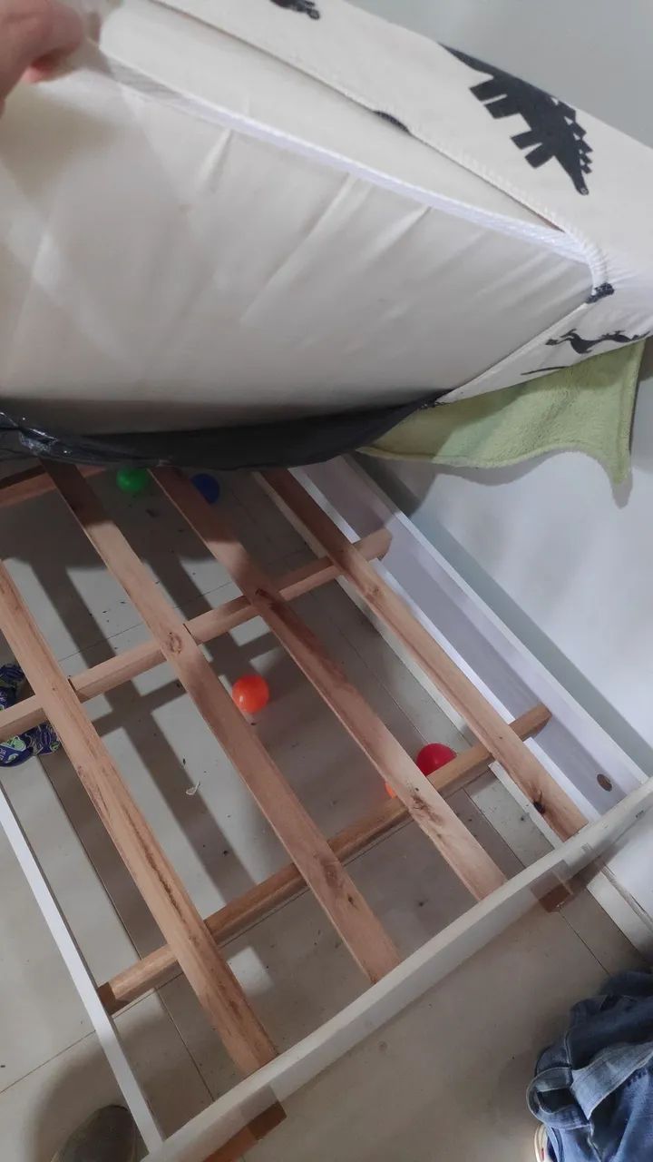 Mini cama + colchão  - Foto 4