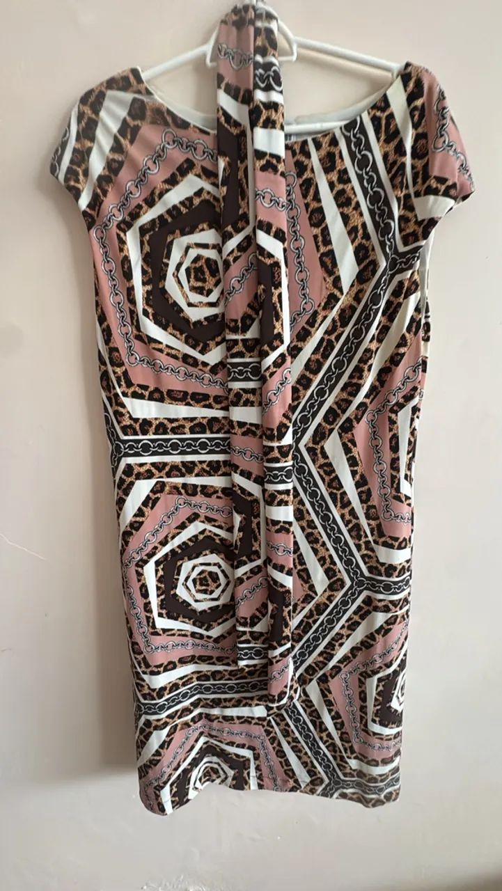 Vestido rosa midi