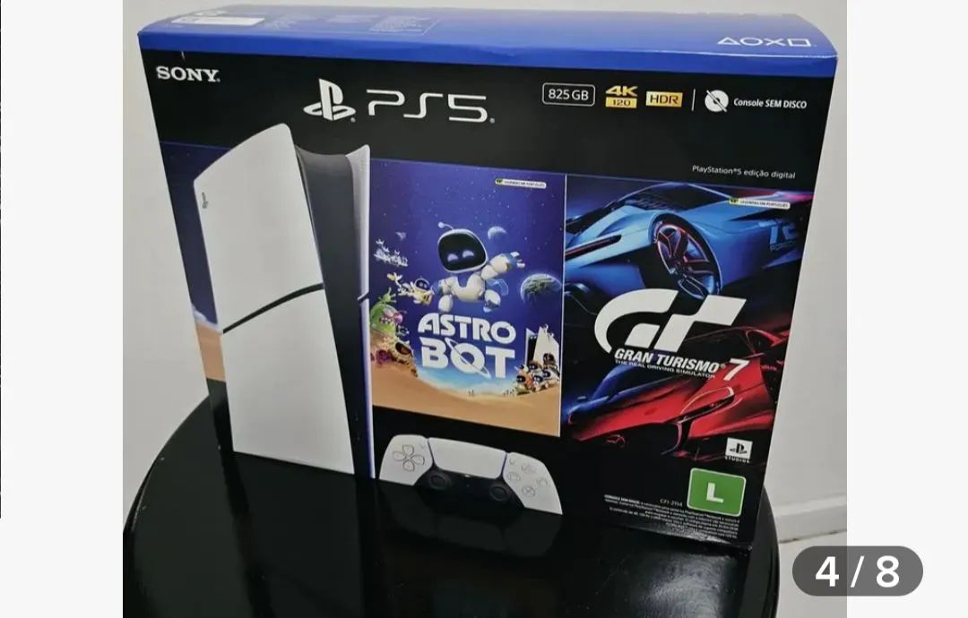 Ps 5 zero na caixa