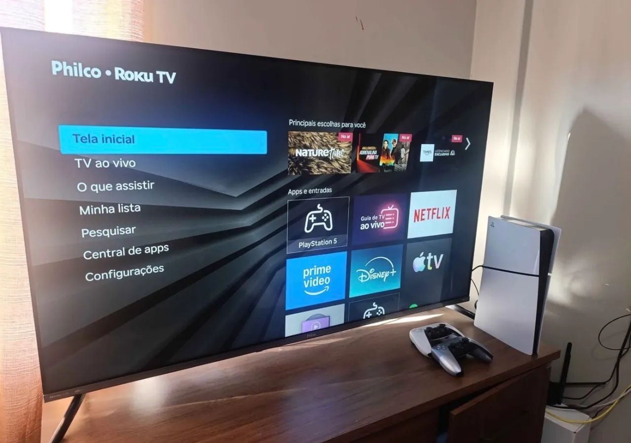 TV Smart 55 Philco 4K UHD Roku 
