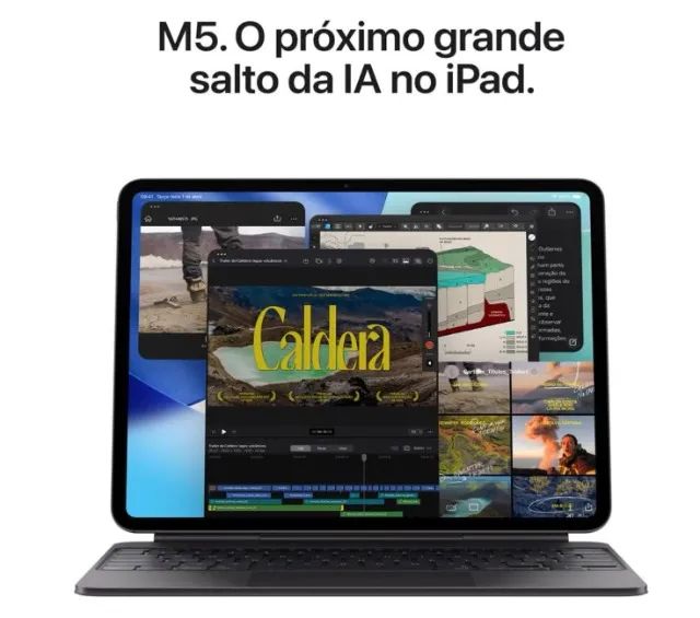 Apple 2025 iPad Pro de 11 polegadas (Wi-Fi, de 256 GB, Preto-espacia - Foto 5