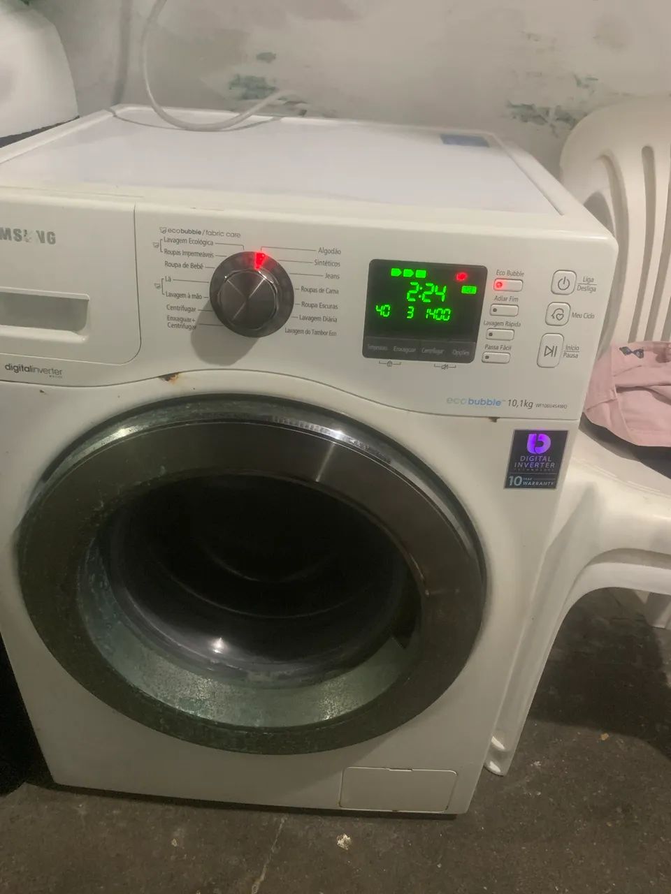 Vendo máquina de lavar Samsung Ecco bubble 