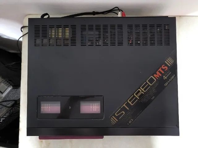 Video Cassete Sharp Vc-799b Stereo 4 Cabeças Raríssimo Preto