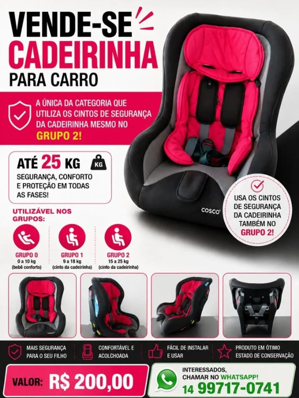 CADEIRINHA DE CARRO