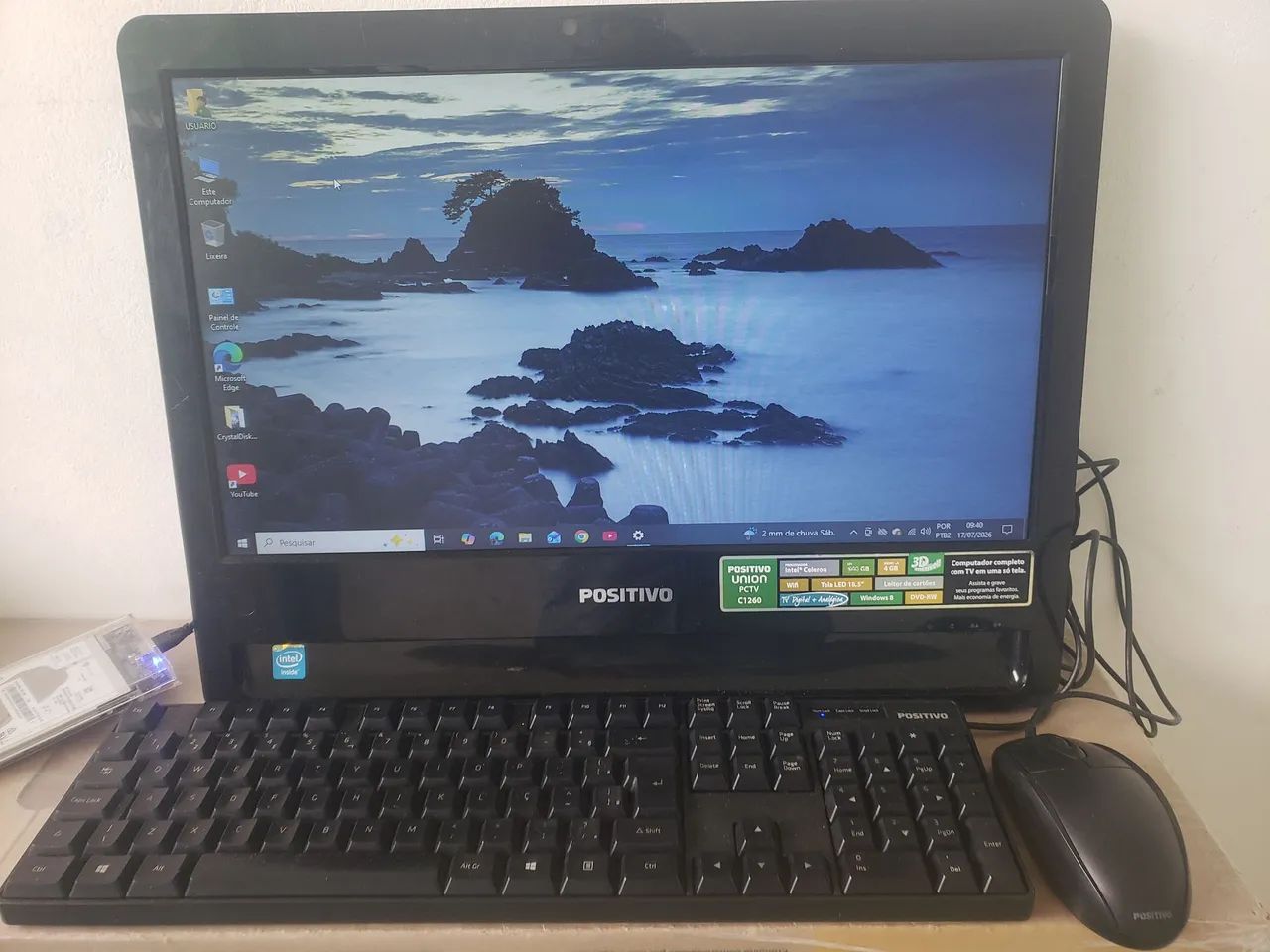 VENDO PC ALL IN ON POSITIVO  - Foto 2
