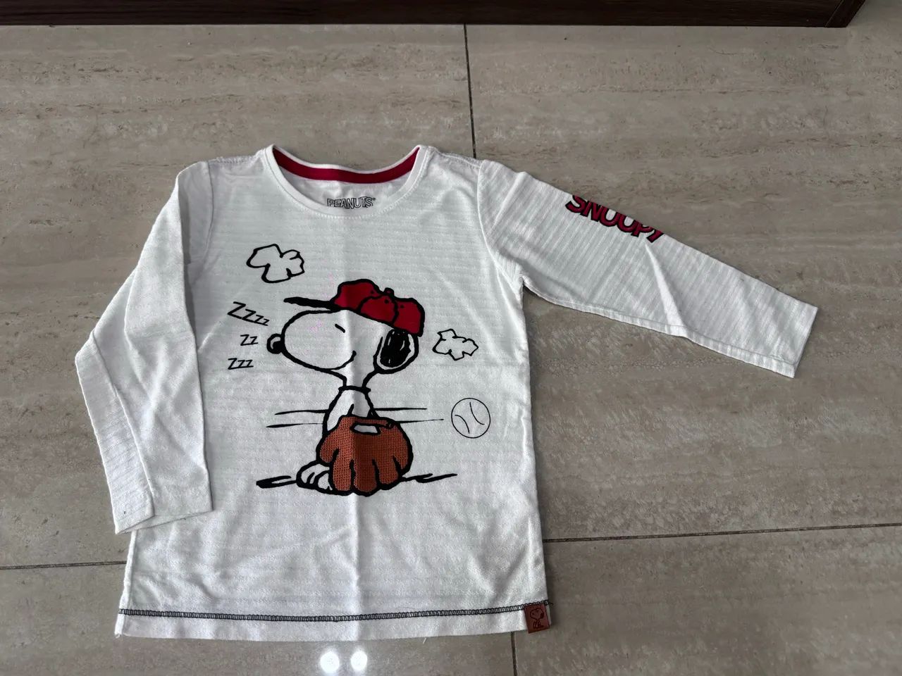Blusa Snoopy  TAM 3 - Foto 2