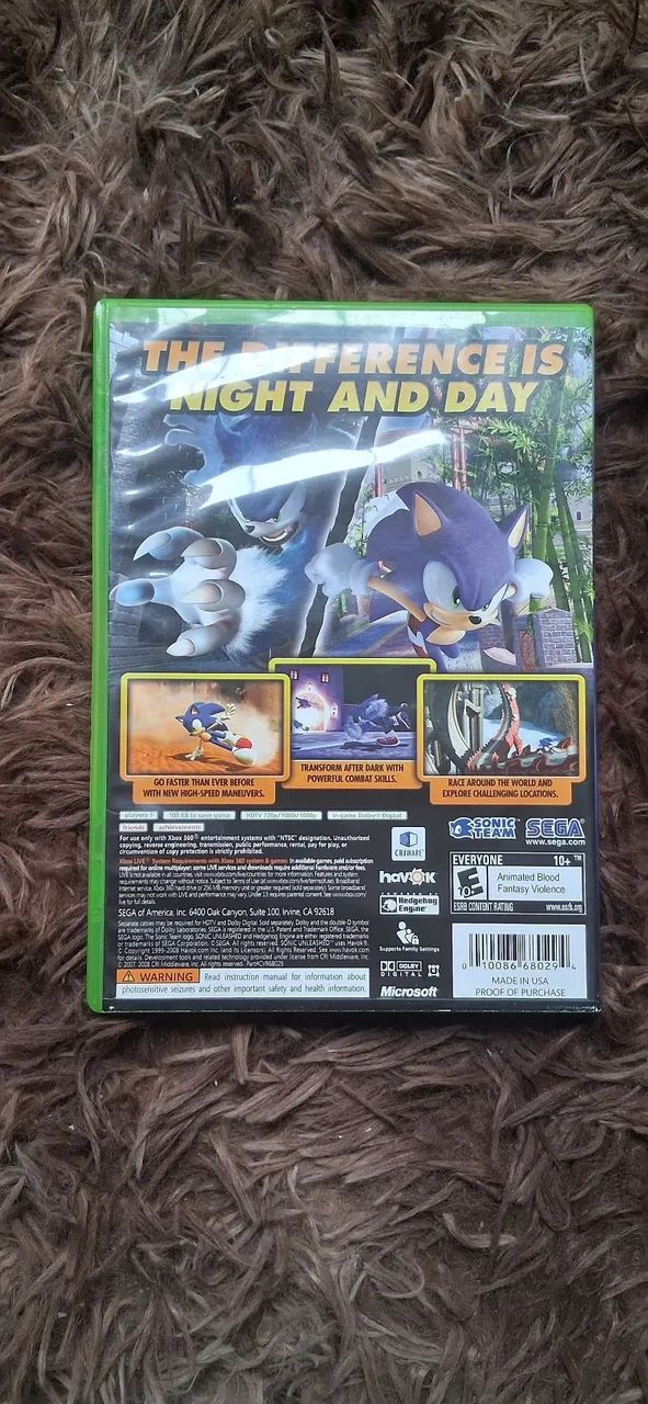 Sonic Unleashed original pra Xbox360 - Foto 2