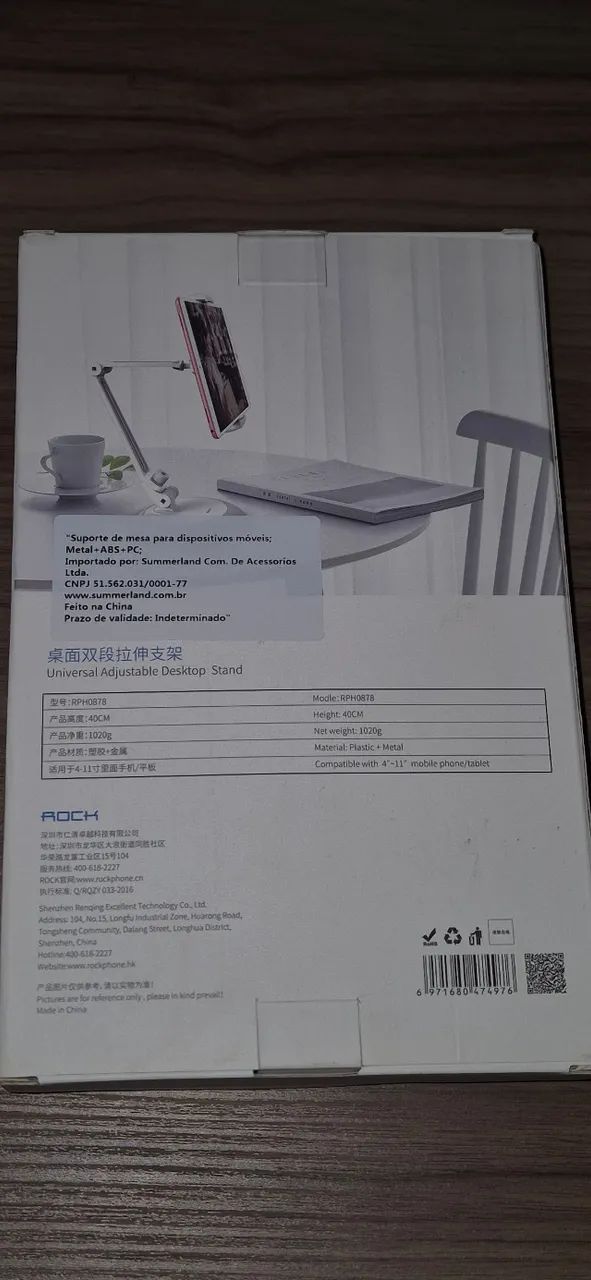 Suporte para tablet e celular articulado 360º reforçado até 11" - Foto 2