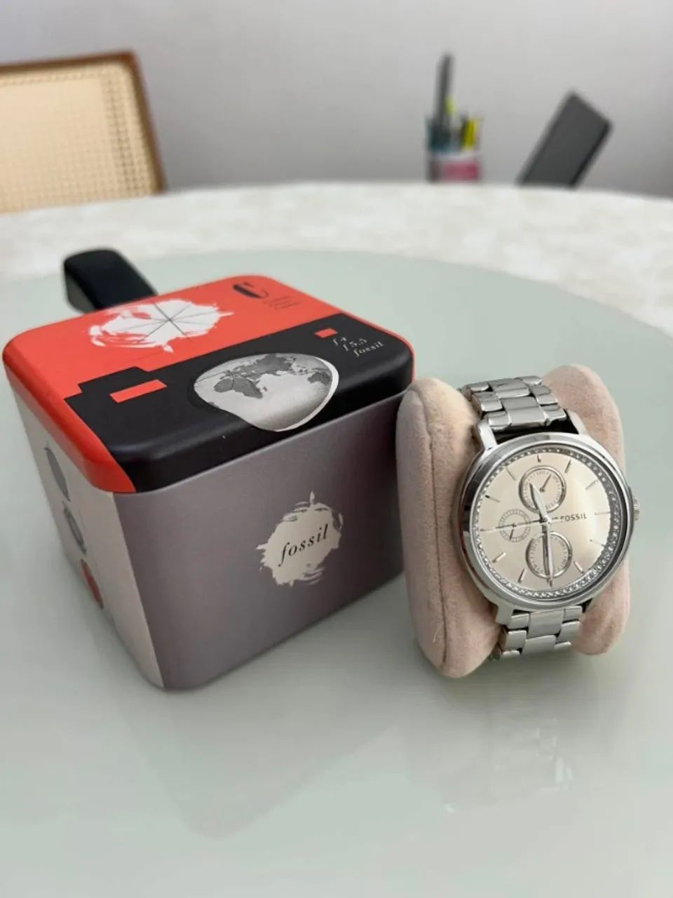 Lindo Relógio - Fossil Original - Mod. 1341501. Perfeito!