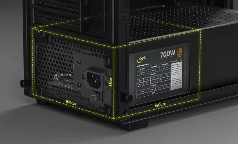 Fonte 700W Get 80Plus Bronze