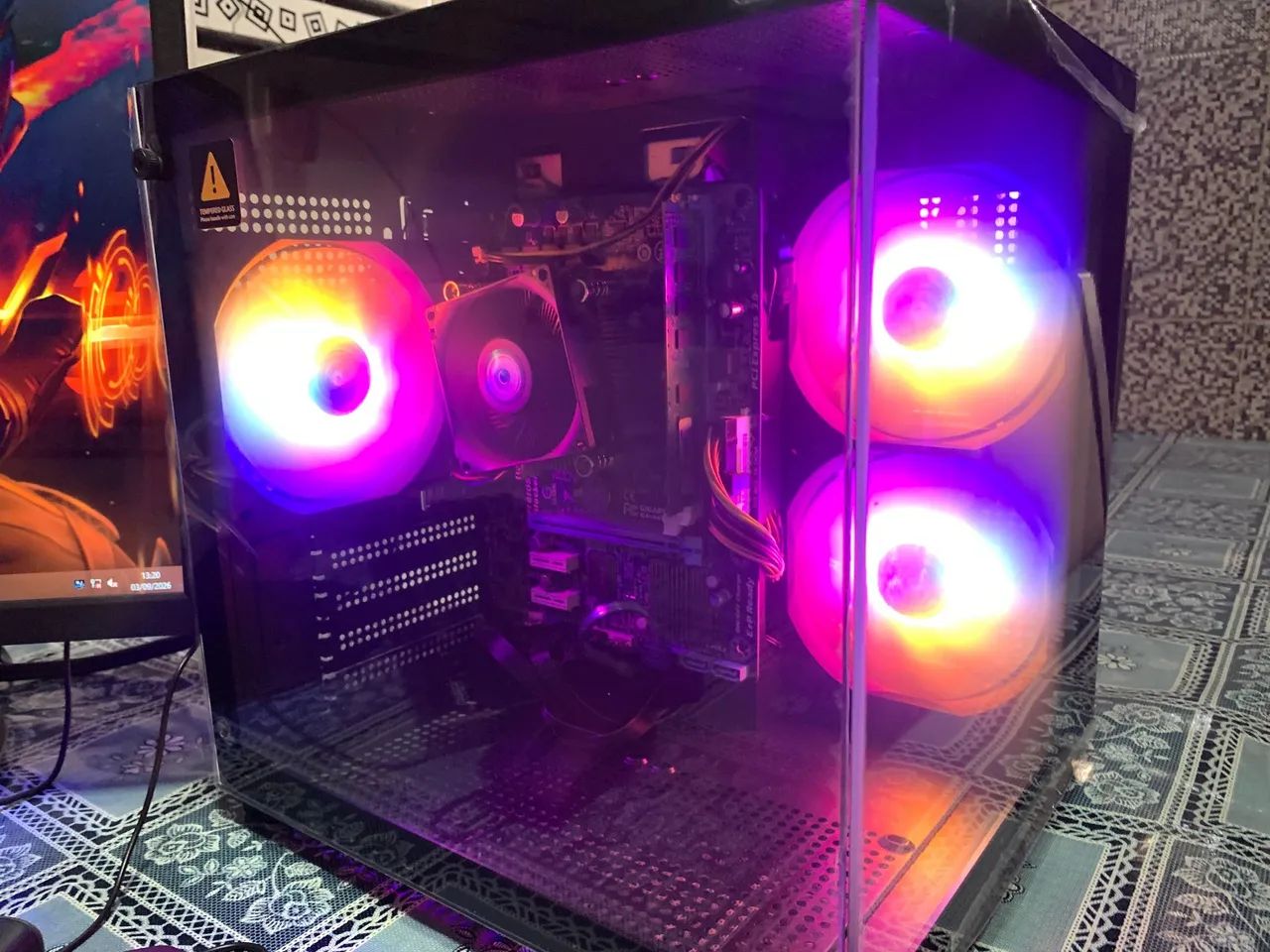 Computador gamer aquário novo  - Foto 3