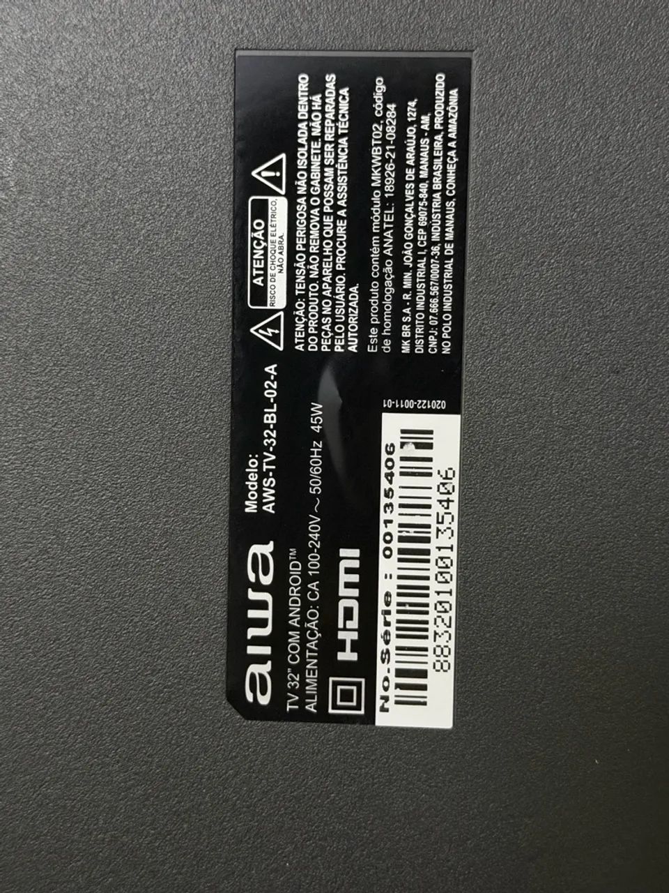 Vende-se Smart TV Aiwa 32 Android TV - Impecável! - Foto 3