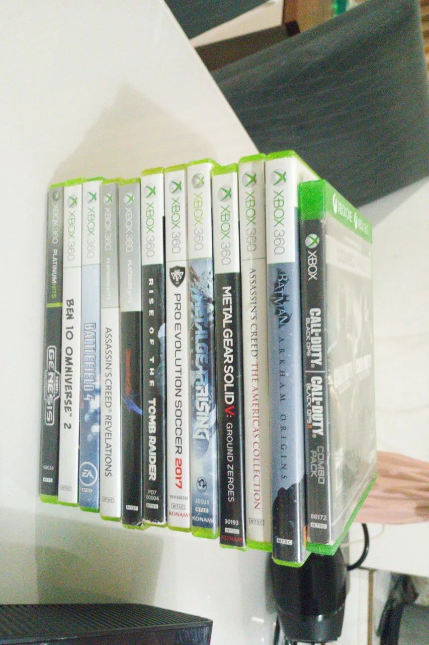 Xbox 360 bloqueado, com jogos e 1 controle  - Foto 2