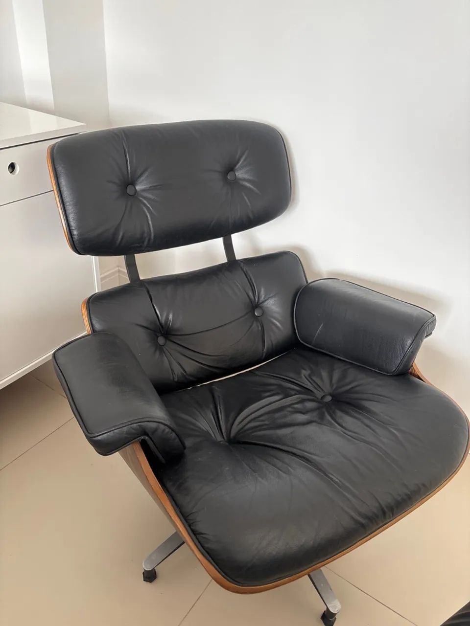 Poltrona Charles Eames couro legítimo - Foto 3