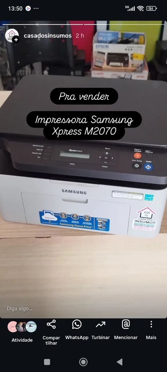 IMPRESSORA MULTIFUNCIONAL SAMSUNG XPRESS M2070 - Foto 3