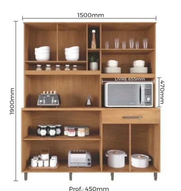 Armário de cozinha 1,50m  - Foto 2