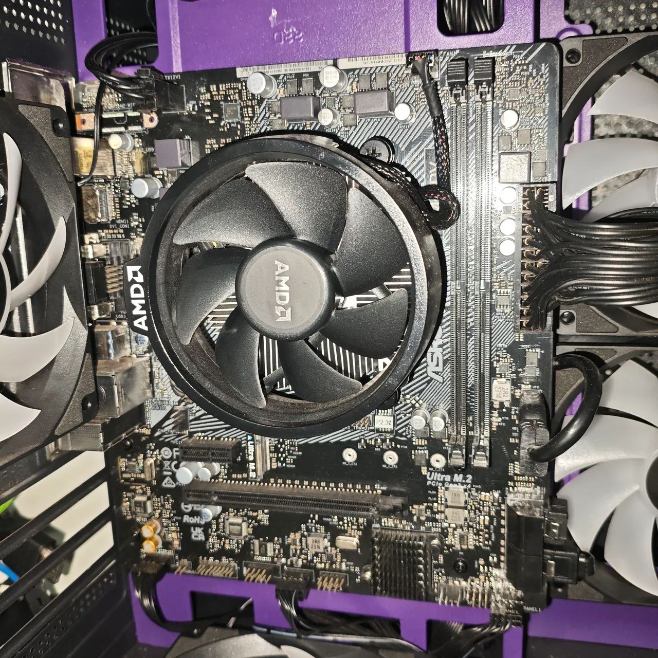 Placa mãe asrock a520m, Ryzen 5 3500x - Foto 3
