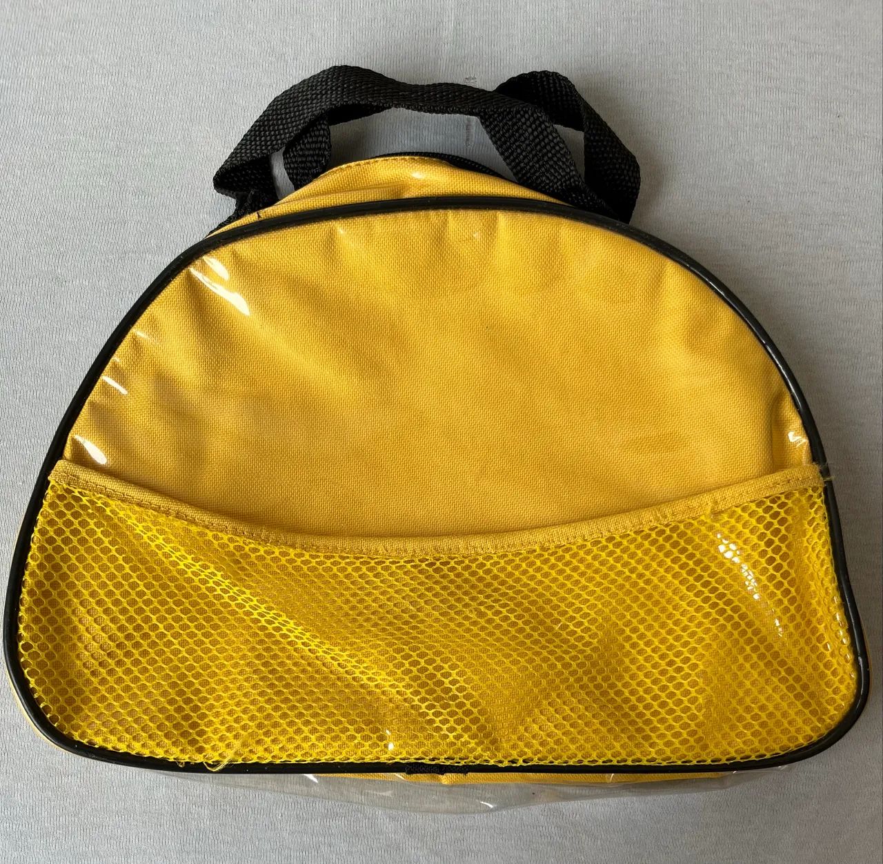 Bolsa necessaire amarela