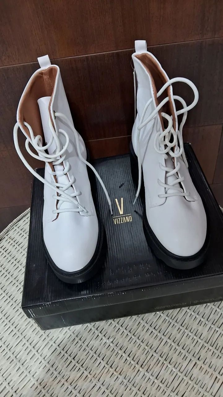 Bota feminina nova vizzano nova na caixa  - Foto 4