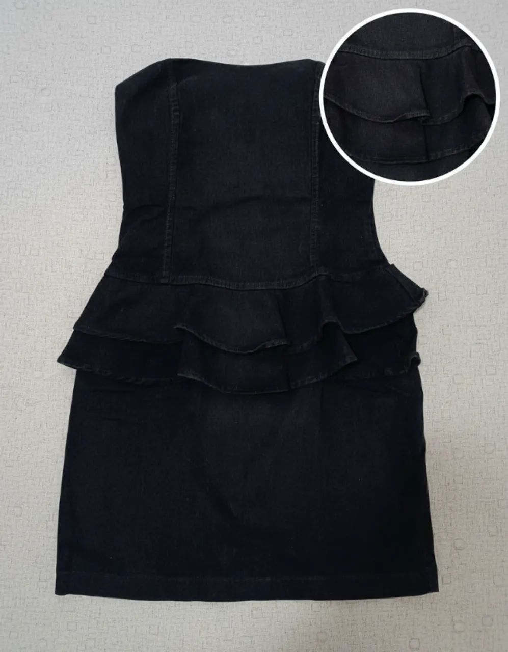 Vestido Peplum Preto - Foto 2