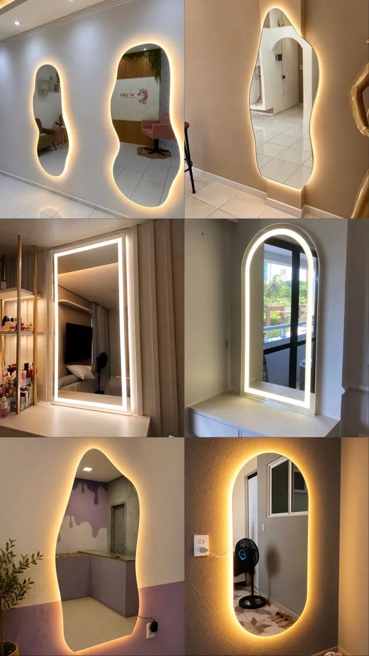 Espelhos com Led 