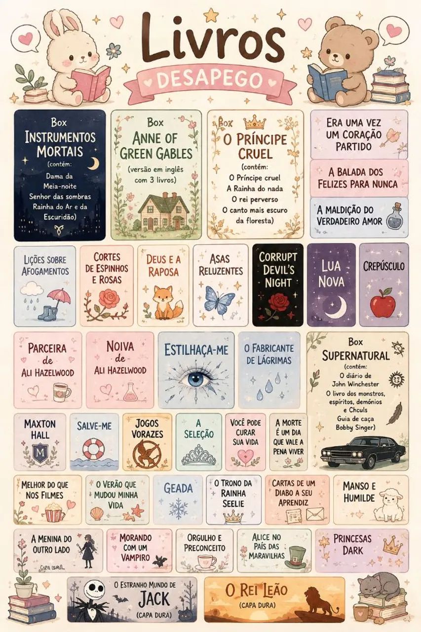 Livros desapega!