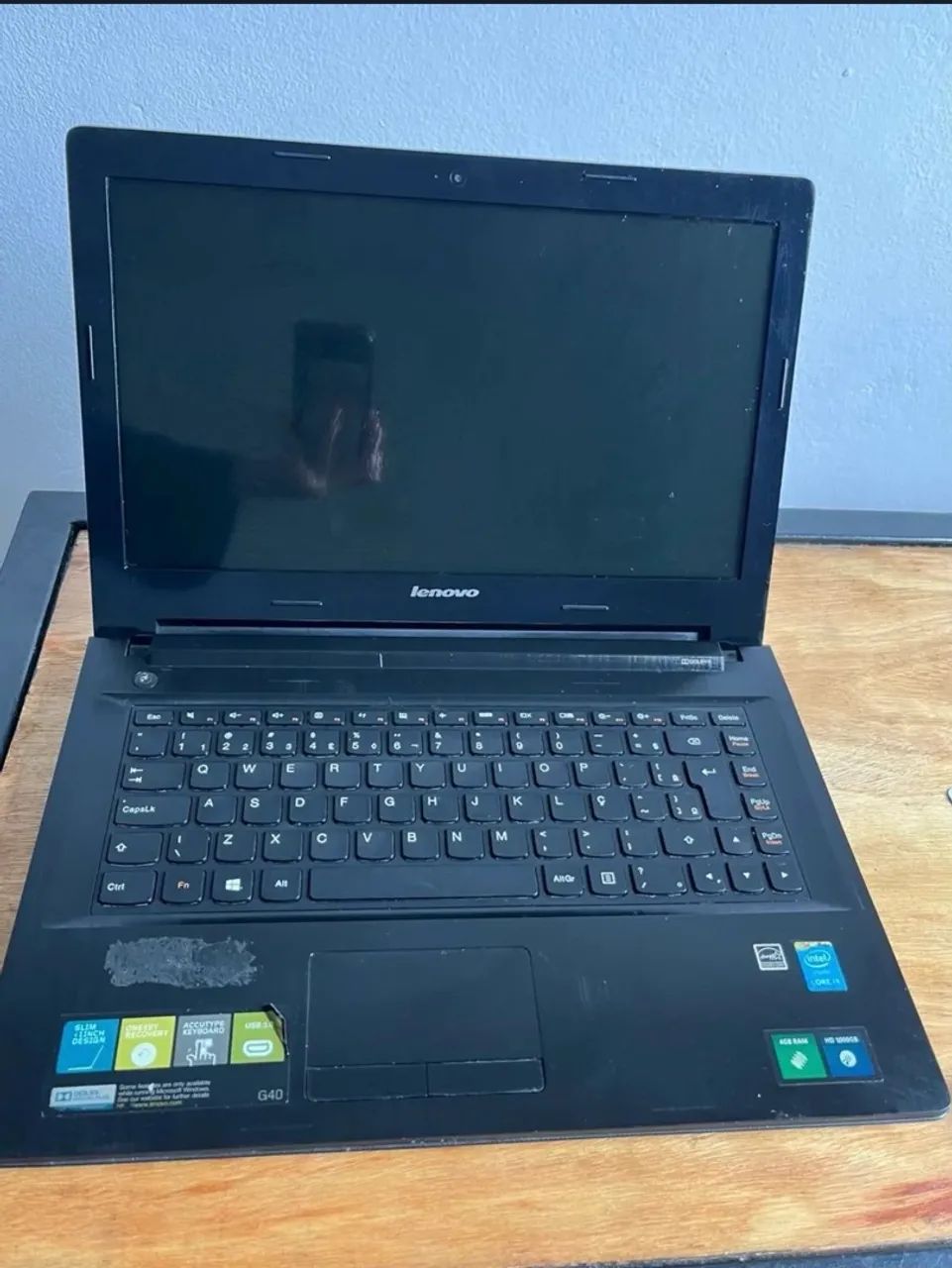 Notebook Lenovo 1 tera, 4 de ram , core I3 4? geração  - Foto 2